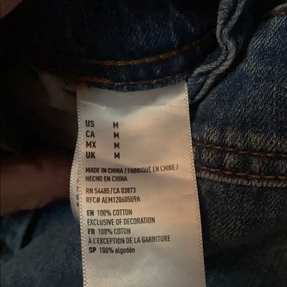 American eagle overall shorts medium - Picture 2 of 2